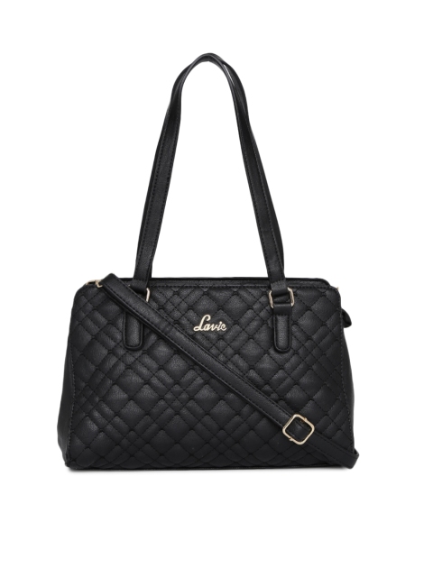 

Lavie Black Textured Shoulder Bag