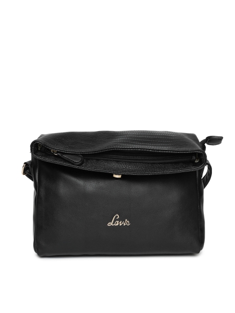 

Lavie Black Solid Sling Bag