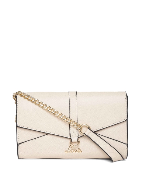 

Lavie Beige Solid Sling Bag