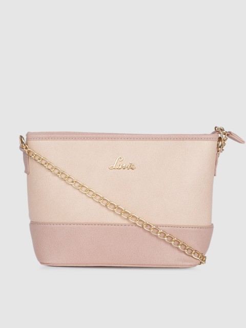 

Lavie Pink Solid Sling Bag