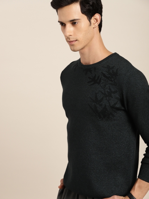 

INVICTUS Men Black Printed Pullover Sweater