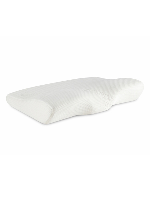 

The White Willow White Special Ergonomic Contour Cervical Memory Foam Bed Pillow, Off white