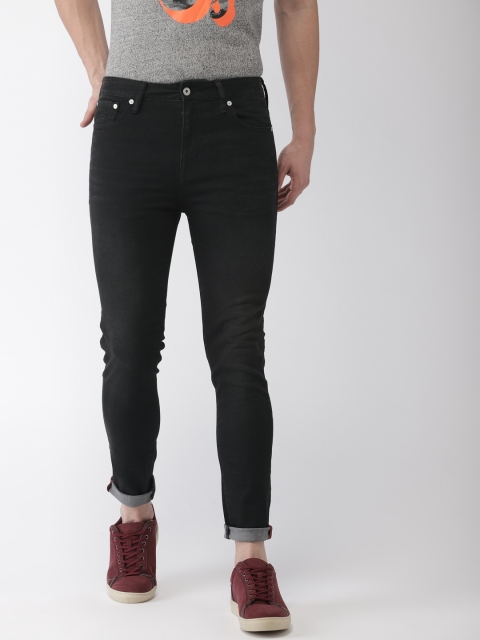 

Superdry Men Black Skinny Fit Mid-Rise Clean Look Stretchable Jeans