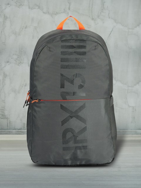 

HRX by Hrithik Roshan Unisex Grey Solid Brand Logo Lifestyle Backpack