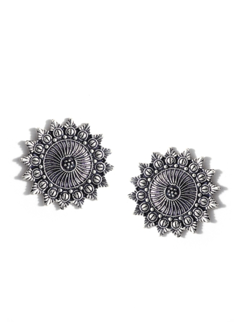 

Fabstreet Silver-Plated Star Shaped Oxidised Studs