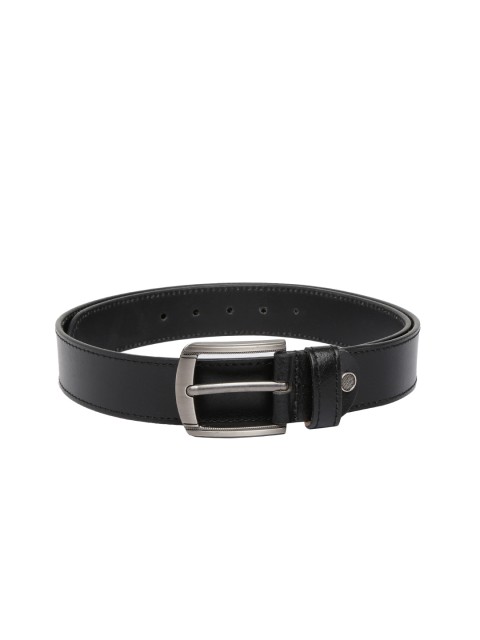 

CRUSSET Men Black Solid Belt