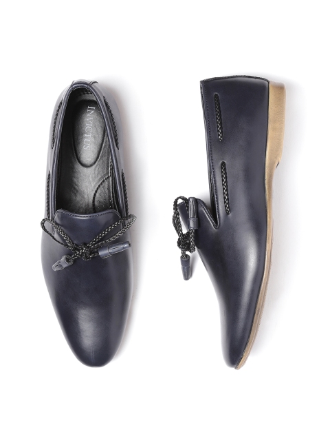 

INVICTUS Men Navy Blue Semiformal Slip-Ons