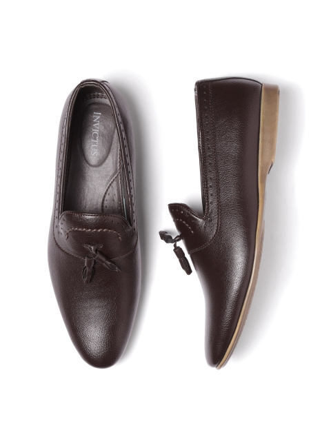 

INVICTUS Men Coffee Brown Semiformal Slip-Ons
