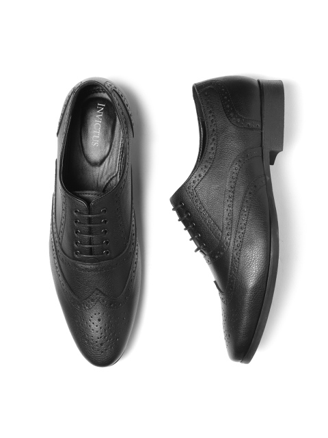 

INVICTUS Men Black Formal Brogues