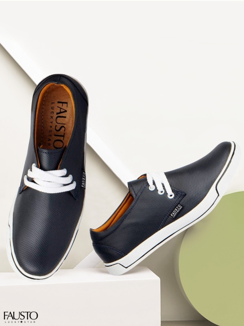 

FAUSTO Men Navy Blue Sneakers