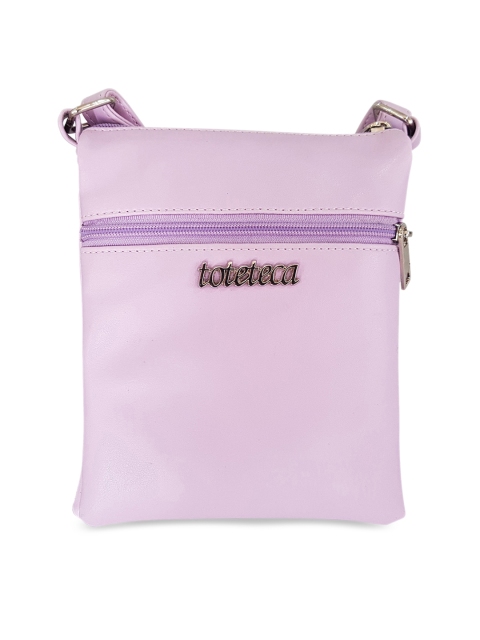 

Toteteca Lavender Solid Sling Bag