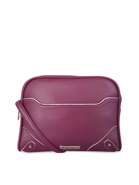 

Toteteca Purple Solid Handheld Bag