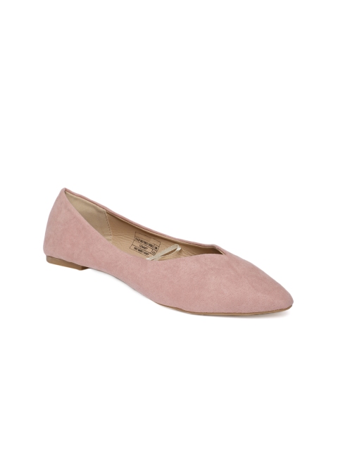 

People Women Pink Solid Ballerinas