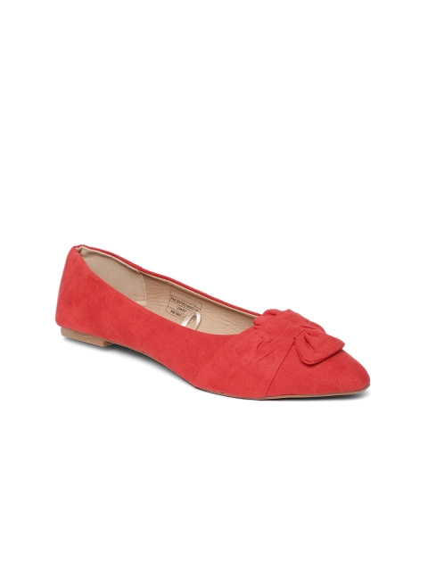 

People Women Red Solid Ballerinas