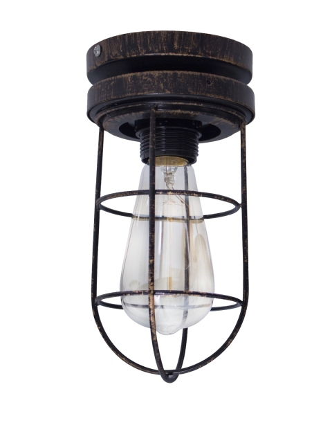 

Fos Lighting Black Cylindrical Ceiling Lamp