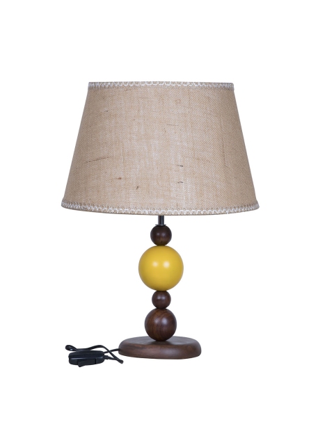 

Fos Lighting Beige & Yellow Solid Contemporary Table Lamp & Shade