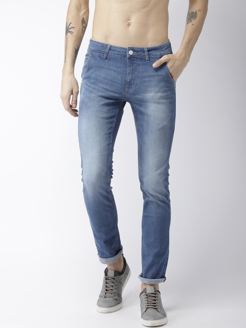 

Flying Machine Men Blue Jackson Skinny Fit Mid-Rise Clean Look Stretchable Jeans