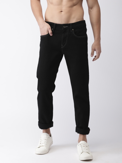 

Flying Machine Men Black Prince Slim Fit Mid-Rise Clean Look Stretchable Jeans