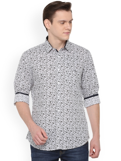 

Van Heusen Sport Men Grey Slim Fit Printed Casual Shirt