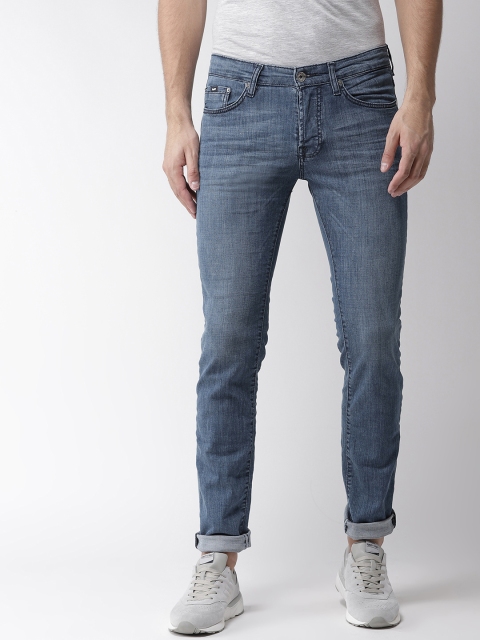 

GAS Men Blue Slim Fit Mid-Rise Clean Look Stretchable Jeans