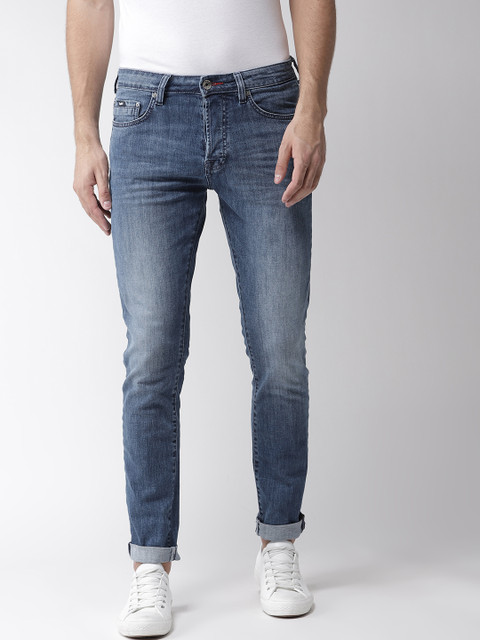 

GAS Men Blue Regular Fit Mid-Rise Clean Look Stretchable Jeans