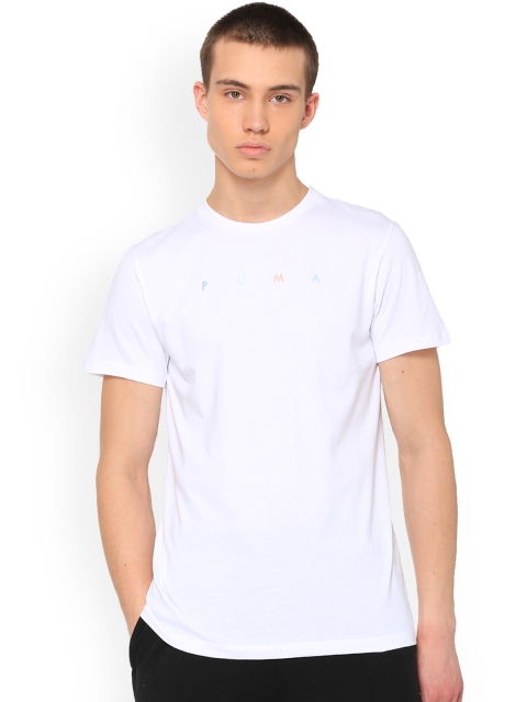 

Puma Men White Fierce Cat Tee