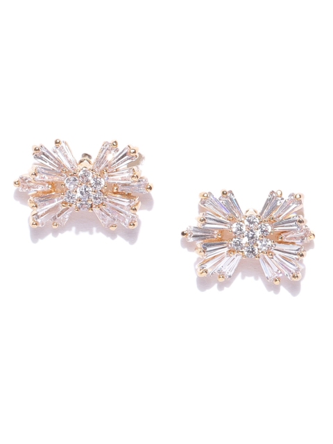 

Carlton London Gold-Plated Contemporary Studs