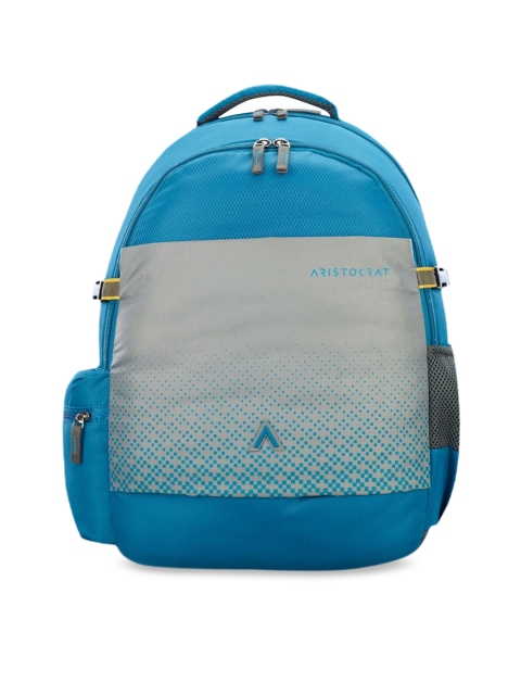 

Aristocrat Unisex Blue Printed Backpack