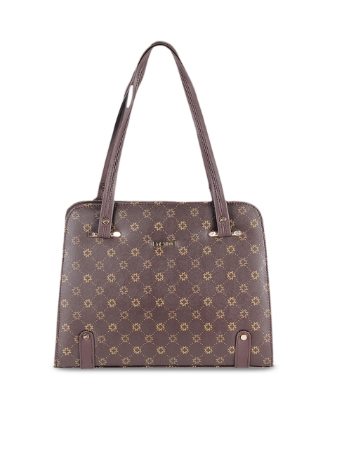 

Metro Brown Printed Handheld Bag