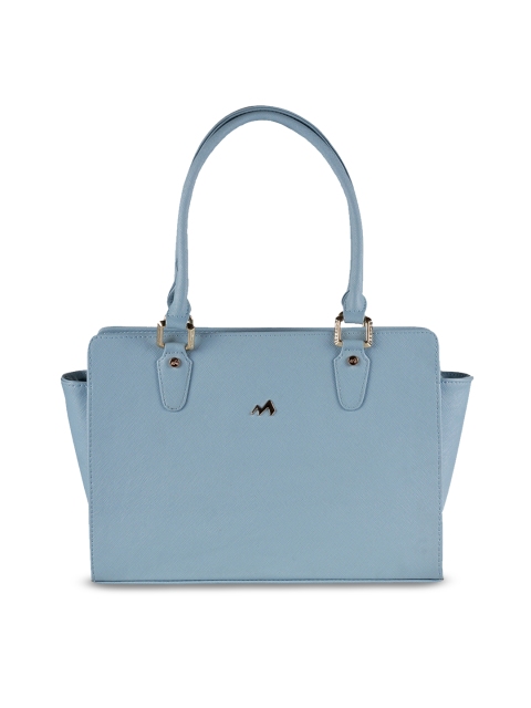 

Metro Blue Solid Handheld Bag