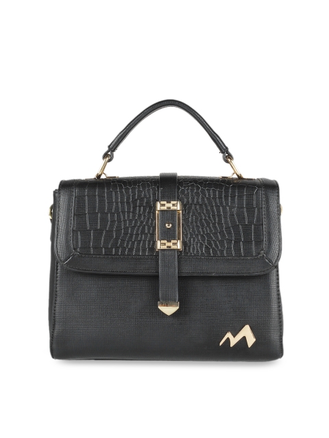 

Metro Women Black Solid Satchel