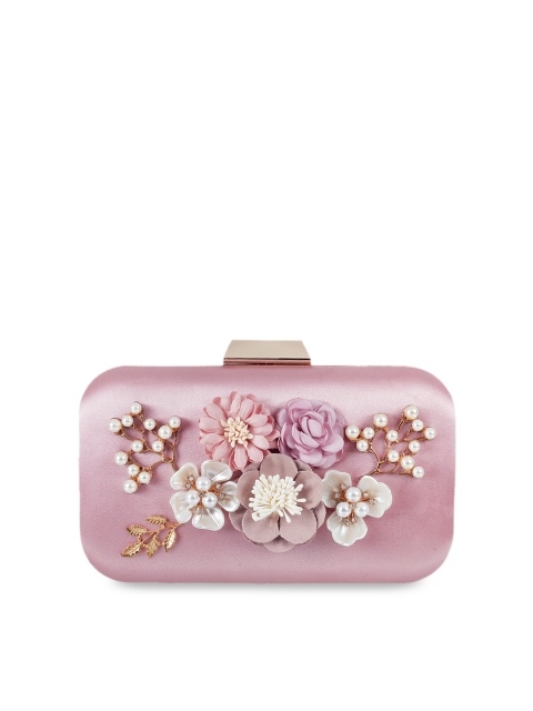 

Metro Women Pink Embellished Clutch