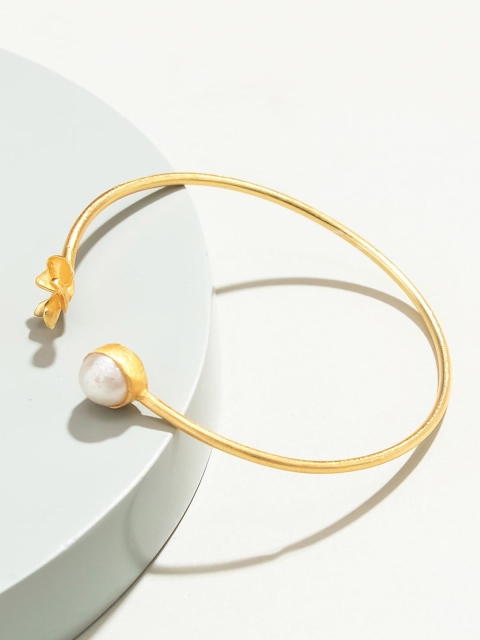 

Pipa Bella Gold-Toned Brass Gold-Plated Cuff Bracelet