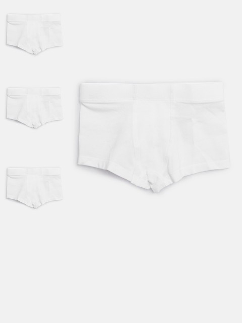 

Marks & Spencer Boys White Pack of 4 Solid Trunks T716771