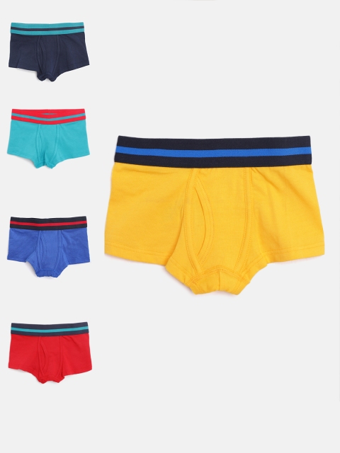 

Marks & Spencer Boys Pack of 5 Trunks T715529D, Yellow