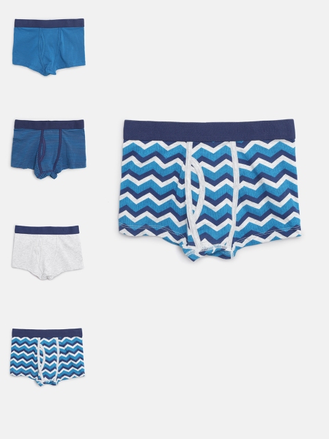

Marks & Spencer Boys Pack of 5 Trunks T715532D, Blue