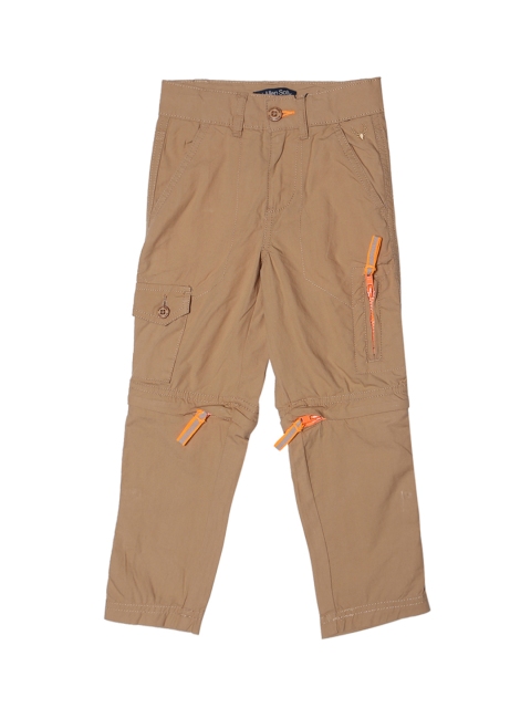 

Allen Solly Junior Boys Brown Regular Fit Solid Regular Trousers