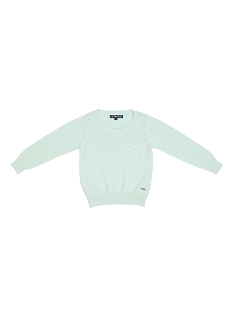 

Allen Solly Junior Girls Green Solid Sweater