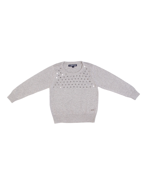 

Allen Solly Junior Girls Grey Solid Sweater