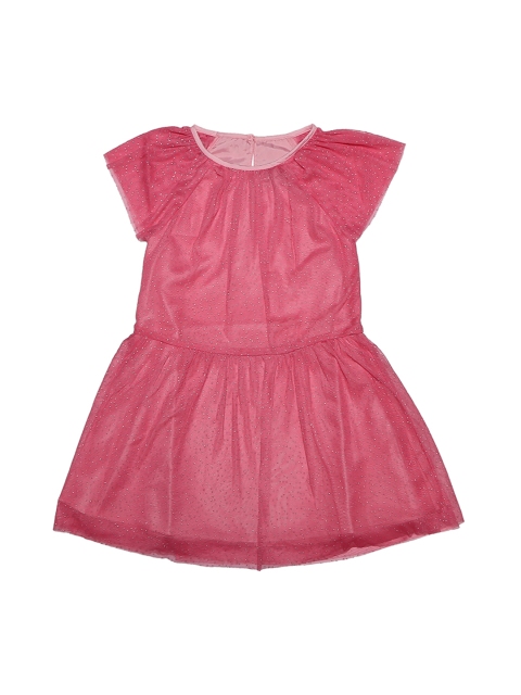 

Allen Solly Junior Girls Pink Embellished Fit and Flare Dress