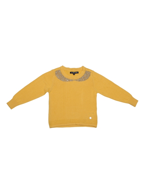 

Allen Solly Junior Girls Yellow Solid Sweater