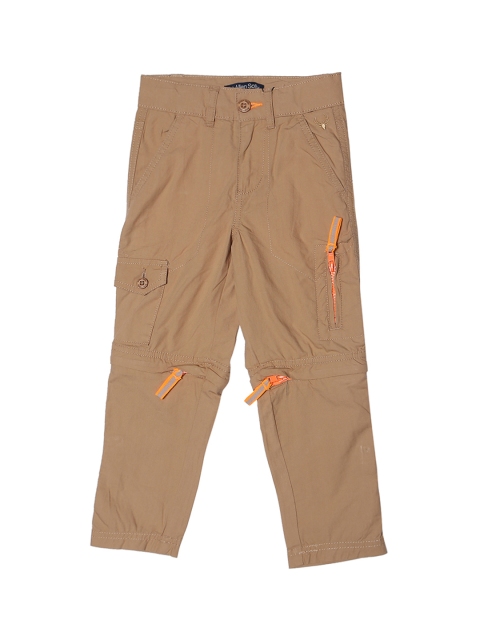 

Allen Solly Junior Boys Brown Regular Fit Solid Regular Trousers