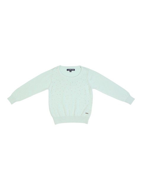

Allen Solly Junior Girls Green Solid Sweater