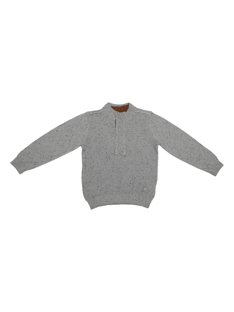

Allen Solly Junior Boys Grey Self Design Sweater