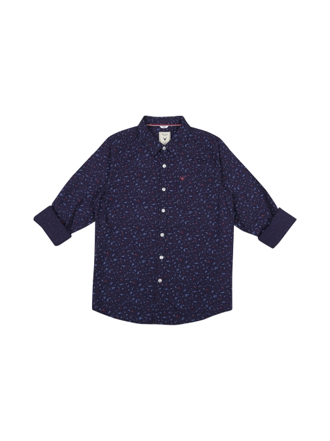 

Allen Solly Junior Boys Navy Blue Regular Fit Printed Casual Shirt