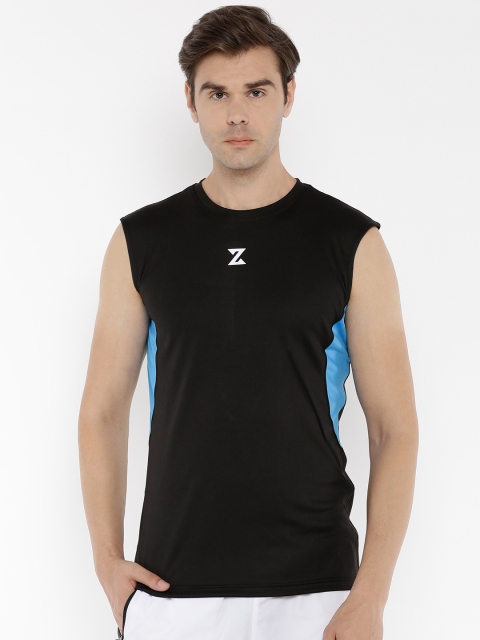 

Azani Men Black Solid Round Neck T-shirt