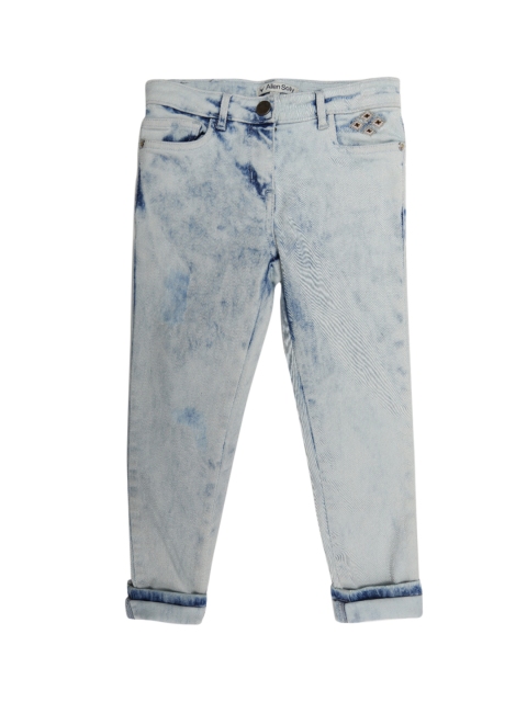 

Allen Solly Junior Girls Blue Regular Fit Mid-Rise Clean Look Stretchable Jeans