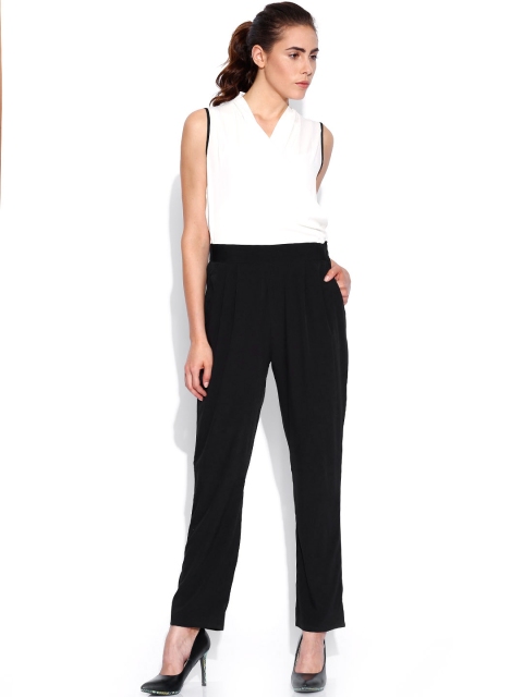 

Tokyo Talkies Off-White & Black Jumpsuit