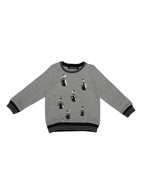 

Allen Solly Junior Girls Grey Self Design Sweatshirt
