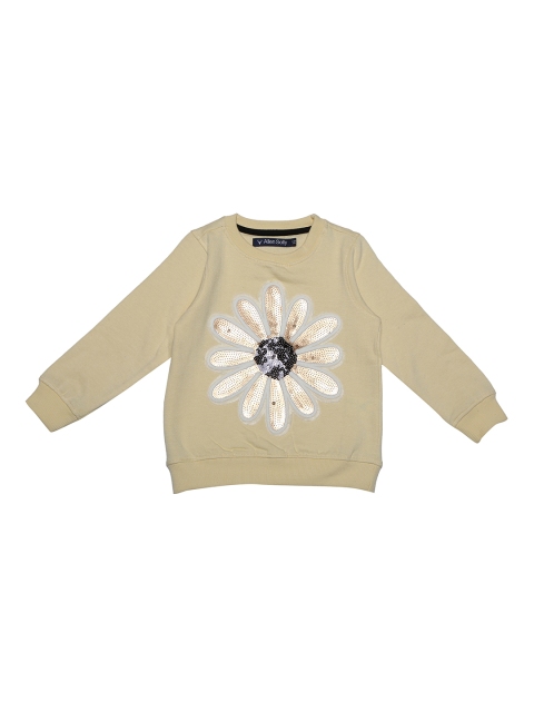 

Allen Solly Junior Girls Beige Self Design Sweatshirt